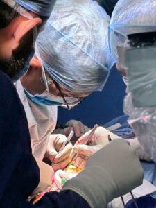 Advanced robotic-assisted neurosurgery for brain hemorrhage evacuation by the best neurosurgeon in India.